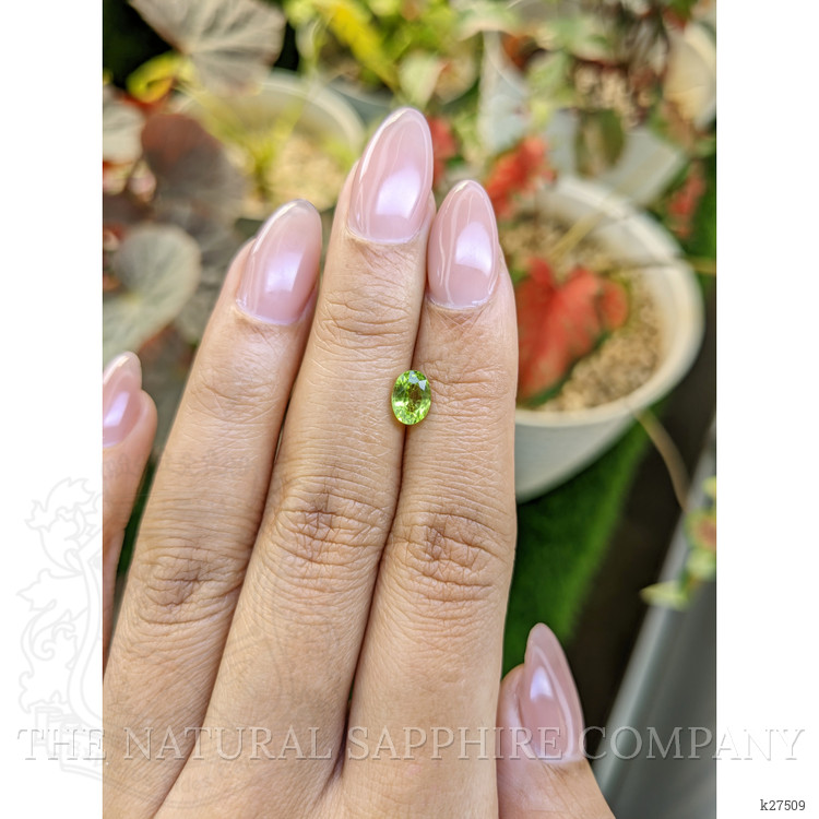 0.85 Ct. Yellowish Green Peridot from Pakistan