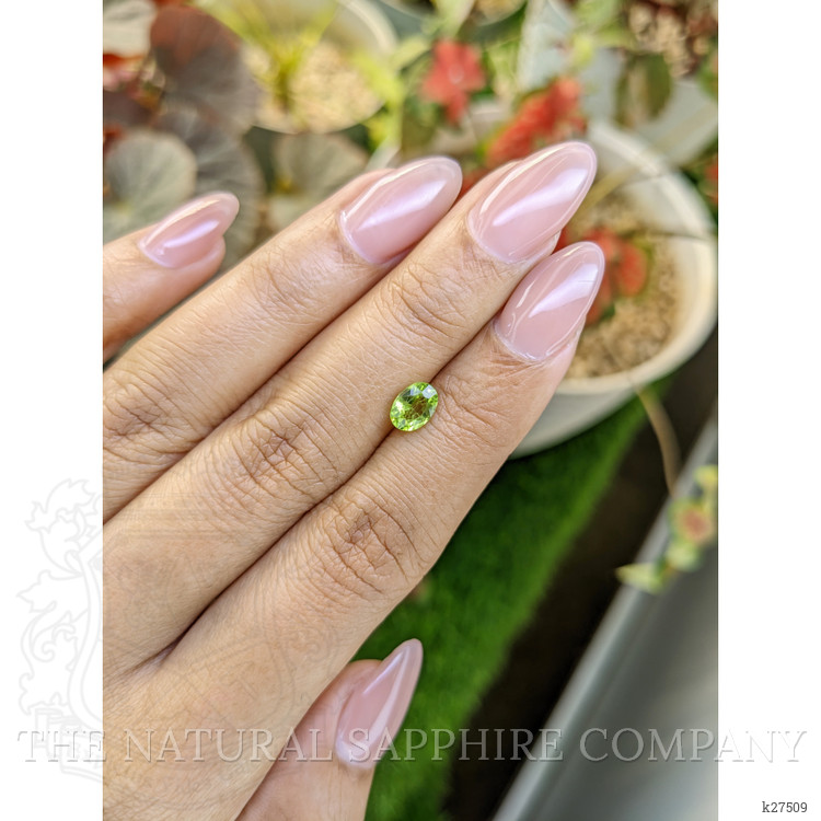 0.85 Ct. Yellowish Green Peridot from Pakistan