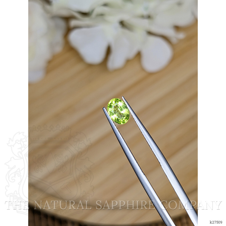 0.85 Ct. Yellowish Green Peridot from Pakistan