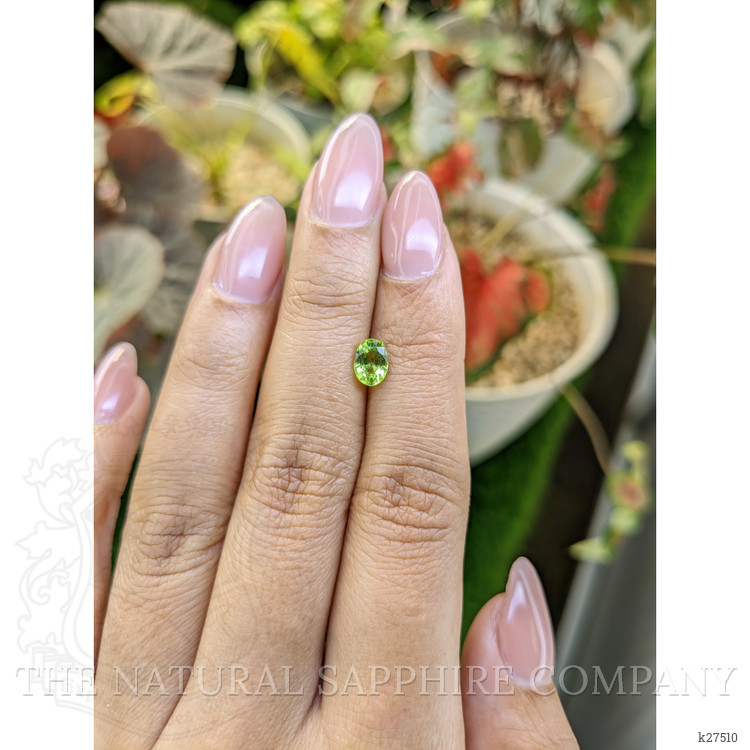 0.81 Ct. Yellowish Green Peridot from Pakistan