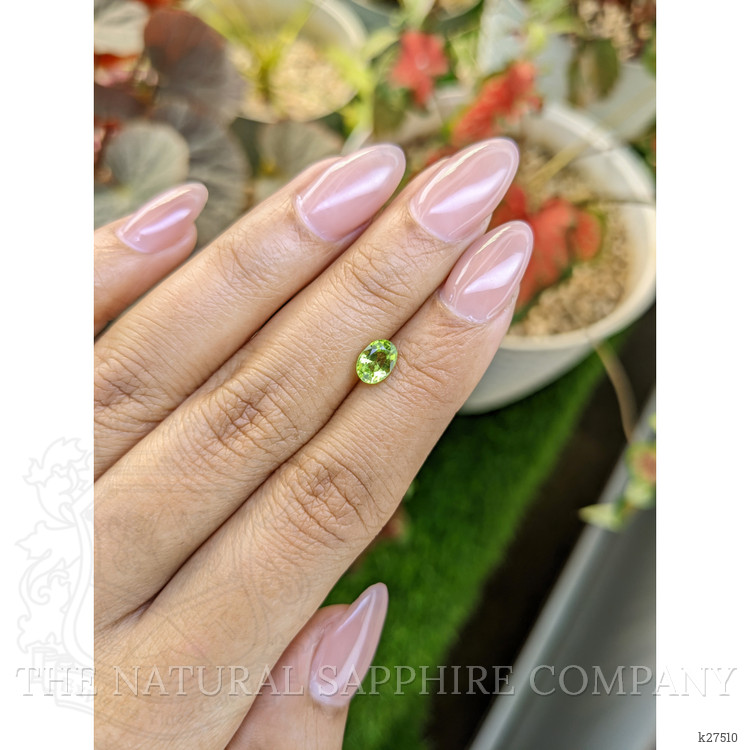 0.81 Ct. Yellowish Green Peridot from Pakistan