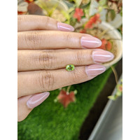 0.81 Ct. Yellowish Green Peridot from Pakistan Life Style