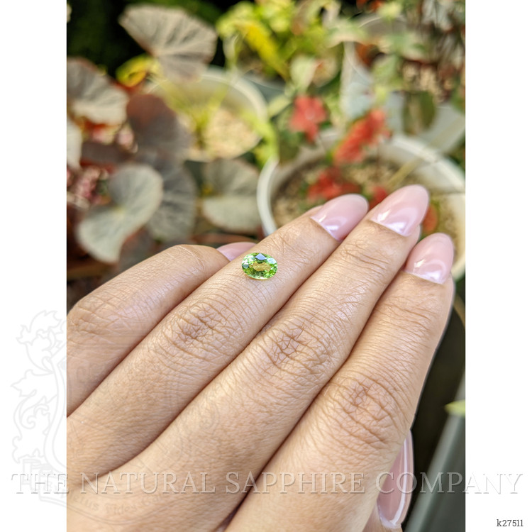 0.82 Ct. Yellowish Green Peridot from Pakistan