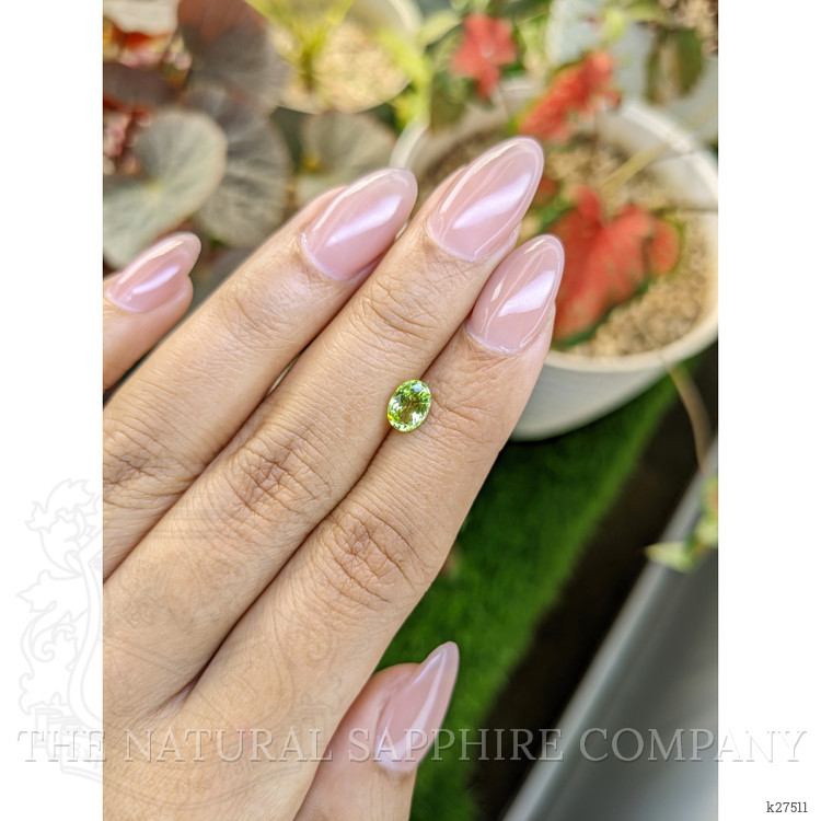 0.82 Ct. Yellowish Green Peridot from Pakistan