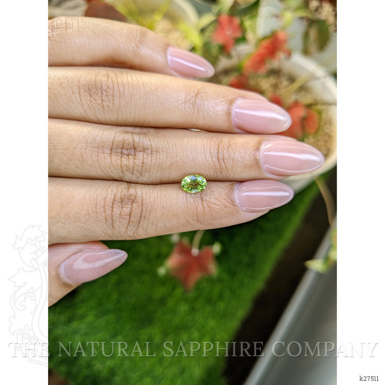 0.82 Ct. Yellowish Green Peridot from Pakistan