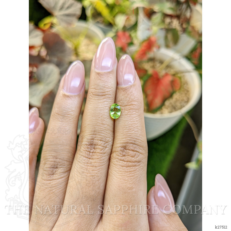 0.90 Ct. Yellowish Green Peridot from Pakistan
