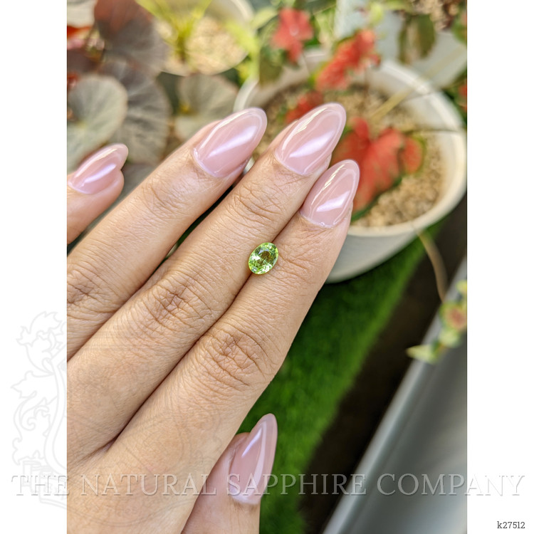 0.90 Ct. Yellowish Green Peridot from Pakistan