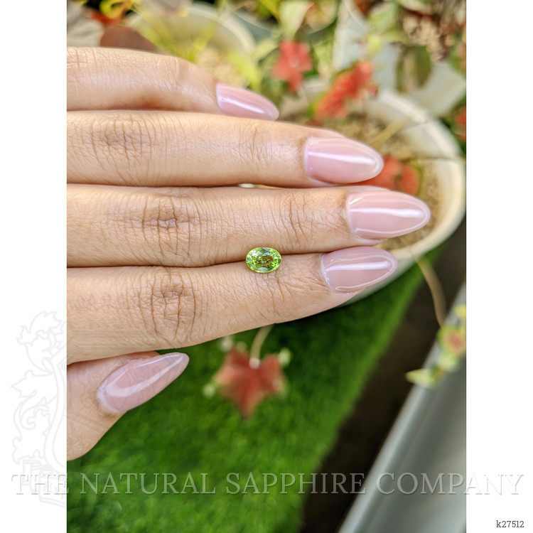 0.90 Ct. Yellowish Green Peridot from Pakistan