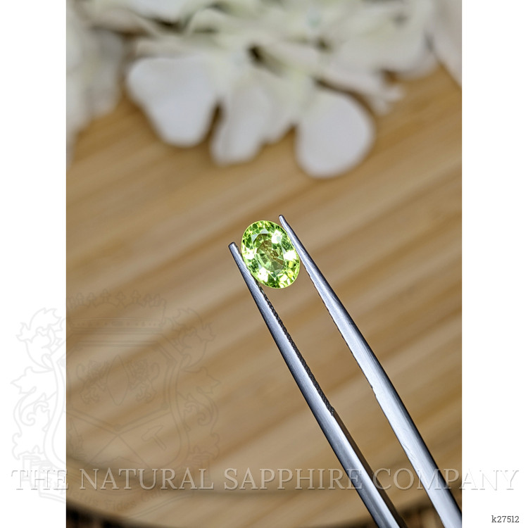 0.90 Ct. Yellowish Green Peridot from Pakistan