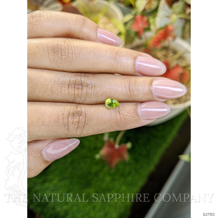 0.82 Ct. Green (Lime Green) Peridot from Pakistan