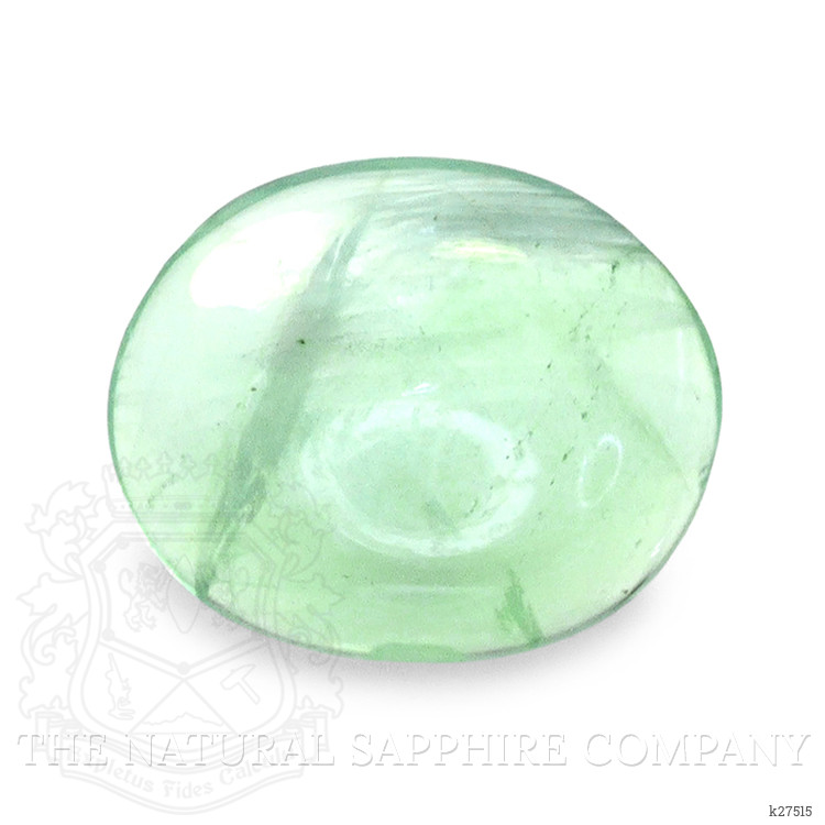 3.50 Ct. Green Cabochon Prasiolite from Madagascar
