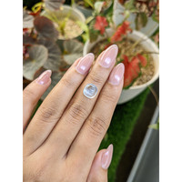 2.61 Ct. Sky Blue Cabochon Topaz from Brazil Life Style