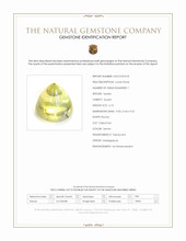 6.10 Ct. Lemon Cabochon Quartz from Madagascar Scan Report