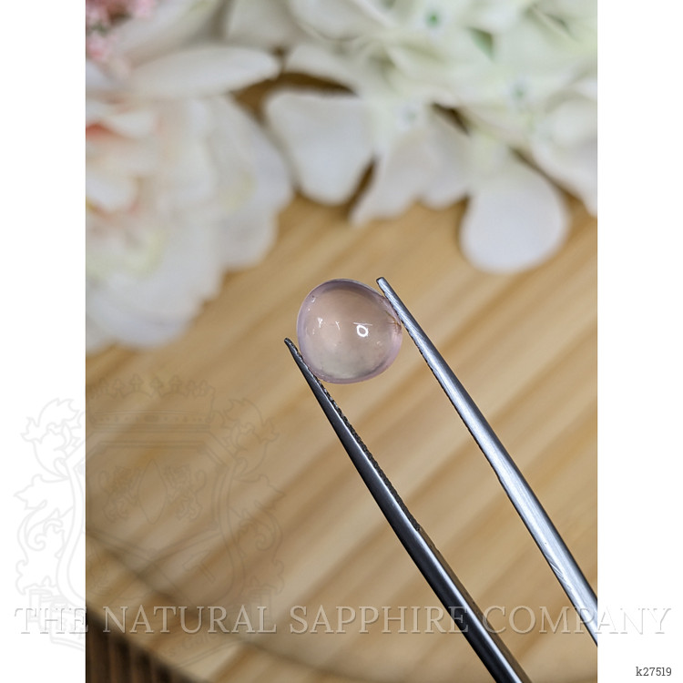 2.98 Ct. Pink Cabochon Rose Quartz from Ceylon (Sri Lanka)