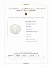 3.05 Ct. Pink Cabochon Rose Quartz from Ceylon (Sri Lanka) Scan Report