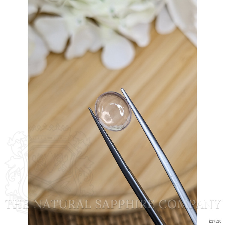 3.05 Ct. Pink Cabochon Rose Quartz from Ceylon (Sri Lanka)