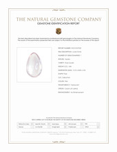 3.86 Ct. Pink Cabochon Rose Quartz from Ceylon (Sri Lanka) Scan Report