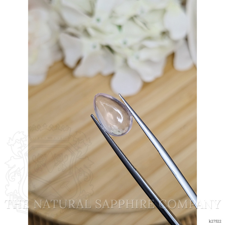 3.86 Ct. Pink Cabochon Rose Quartz from Ceylon (Sri Lanka)