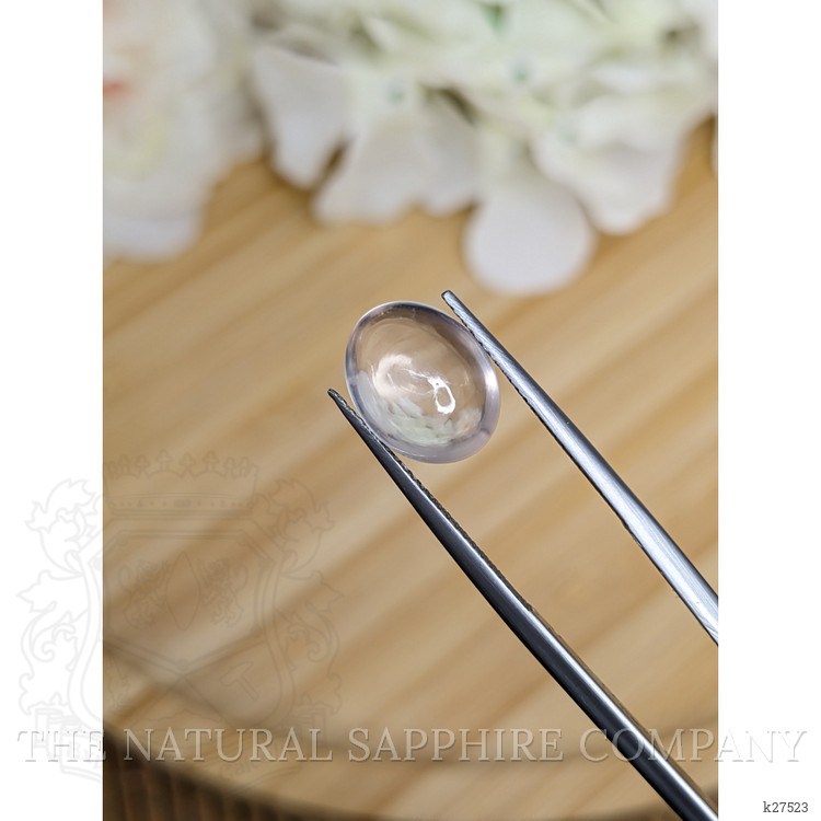 4.26 Ct. White Cabochon Quartz from Brazil