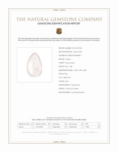 4.38 Ct. Pink Cabochon Rose Quartz from Ceylon (Sri Lanka) Scan Report
