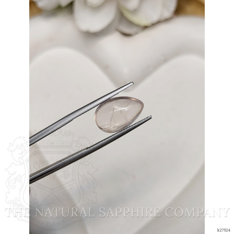 4.38 Ct. Pink Cabochon Rose Quartz from Ceylon (Sri Lanka)
