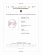 4.47 Ct. Pink Cabochon Rose Quartz from Ceylon (Sri Lanka) Scan Report