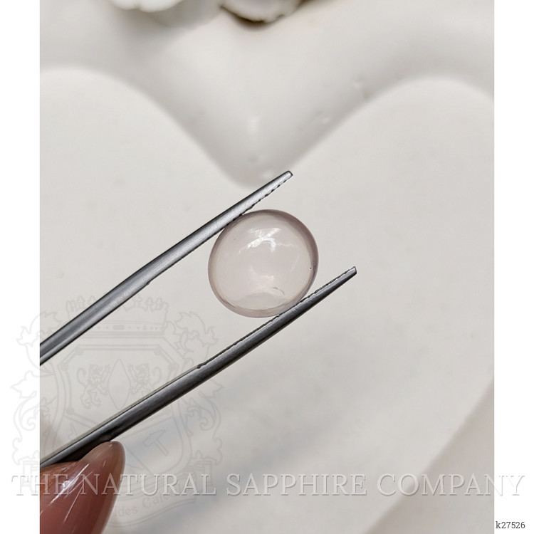 5.18 Ct. Pink Cabochon Rose Quartz from Ceylon (Sri Lanka)