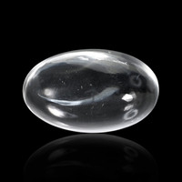 18.41 Ct. White Cabochon Quartz from Madagascar Video