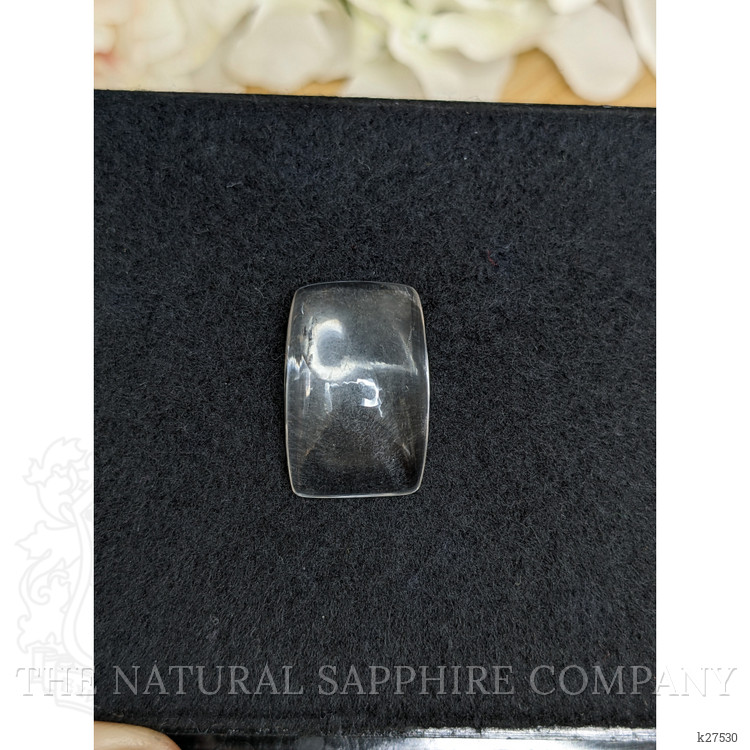 22.74 Ct. White Cabochon Quartz from Madagascar