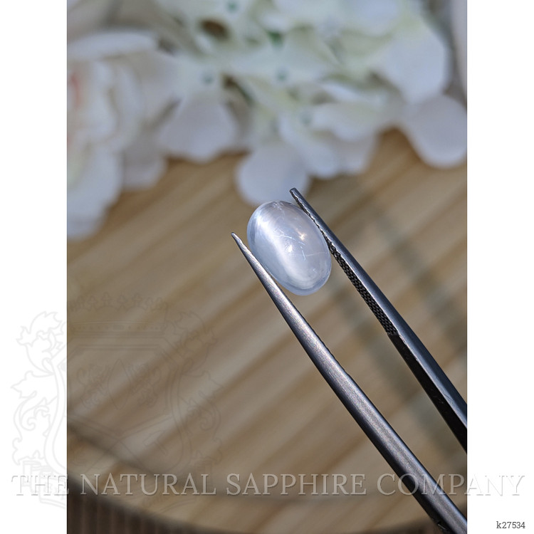 3.31 Ct. White Cabochon Moonstone from Ceylon (Sri Lanka)