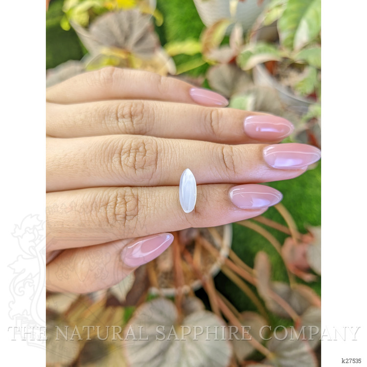 2.23 Ct. White Cabochon Moonstone from Ceylon (Sri Lanka)