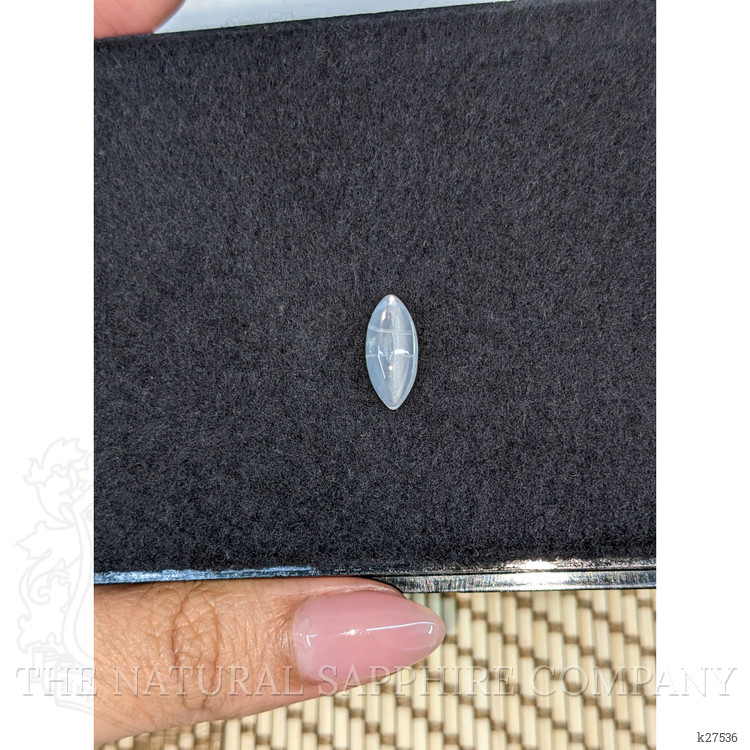 2.97 Ct. White Cabochon Moonstone from Ceylon (Sri Lanka)