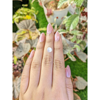 1.01 Ct. Blue Flash Cabochon Moonstone from Ceylon (Sri Lanka) Life Style