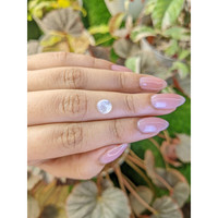 1.01 Ct. Blue Flash Cabochon Moonstone from Ceylon (Sri Lanka) Life Style