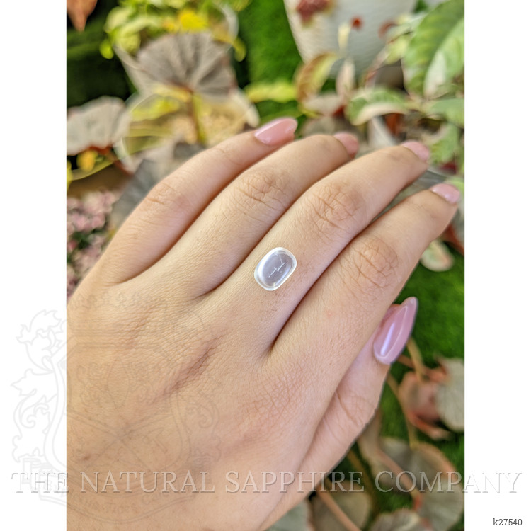 2.64 Ct. White Cabochon Moonstone from Ceylon (Sri Lanka)