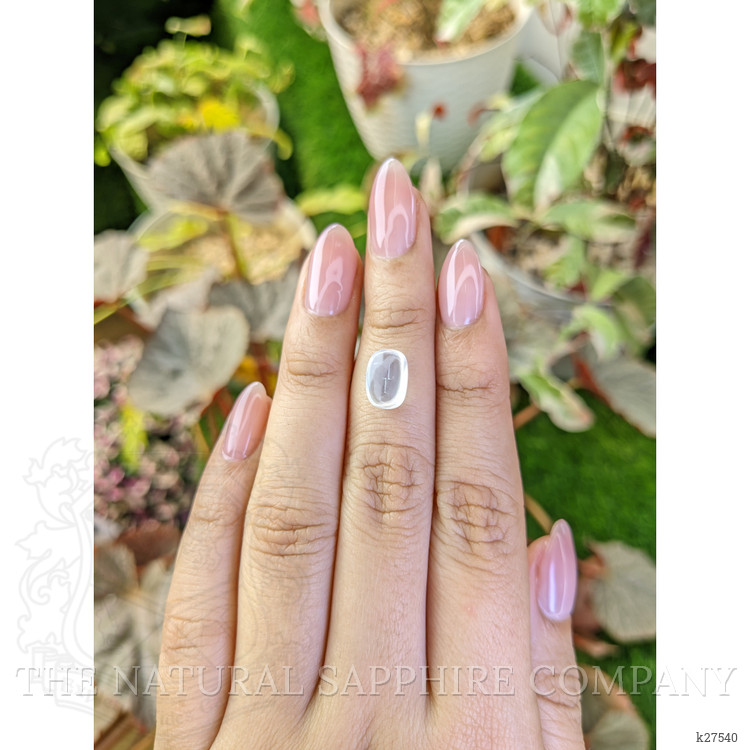 2.64 Ct. White Cabochon Moonstone from Ceylon (Sri Lanka)