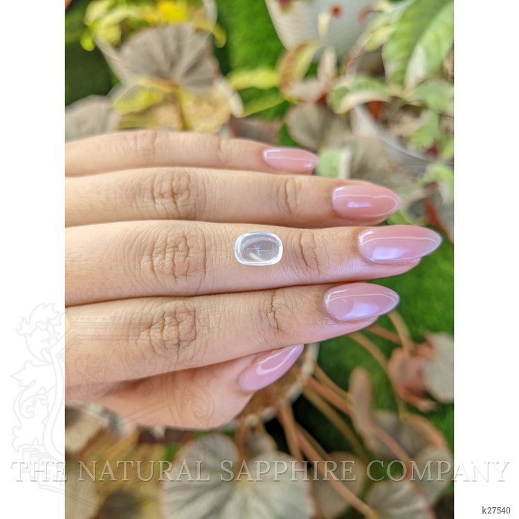 2.64 Ct. White Cabochon Moonstone from Ceylon (Sri Lanka)