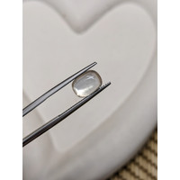 2.64 Ct. White Cabochon Moonstone from Ceylon (Sri Lanka) Life Style