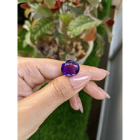 9.75 Ct. Purple Amethyst from Ceylon (Sri Lanka) Life Style