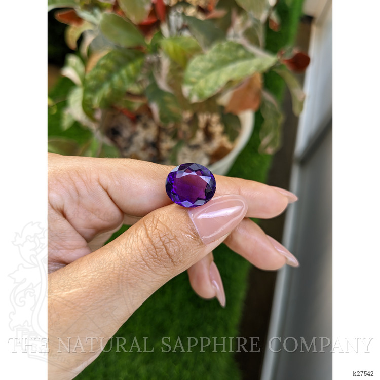 9.75 Ct. Purple Amethyst from Ceylon (Sri Lanka)