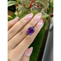 8.91 Ct. Purple Amethyst from Ceylon (Sri Lanka) Life Style