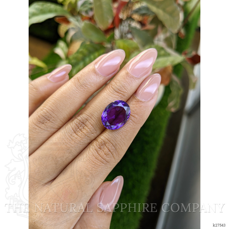 8.91 Ct. Purple Amethyst from Ceylon (Sri Lanka)
