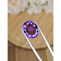 8.91 Ct. Purple Amethyst from Ceylon (Sri Lanka) Life Style
