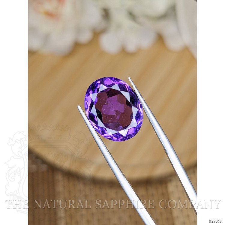 8.91 Ct. Purple Amethyst from Ceylon (Sri Lanka)