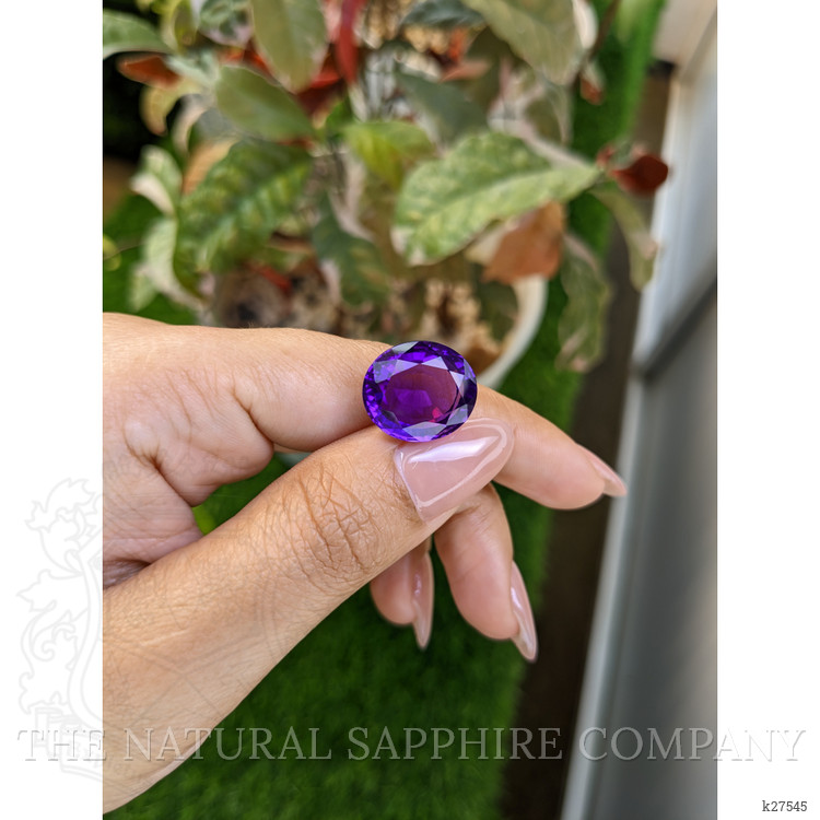 11.11 Ct. Purple Amethyst from Ceylon (Sri Lanka)