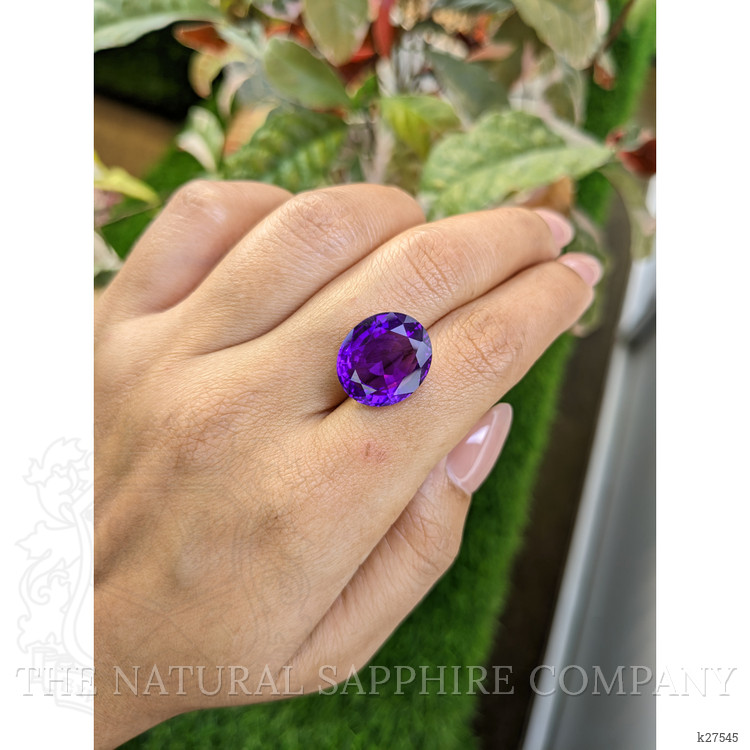 11.11 Ct. Purple Amethyst from Ceylon (Sri Lanka)
