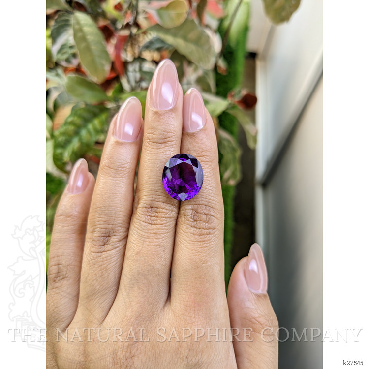 11.11 Ct. Purple Amethyst from Ceylon (Sri Lanka)