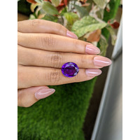 11.11 Ct. Purple Amethyst from Ceylon (Sri Lanka) Life Style