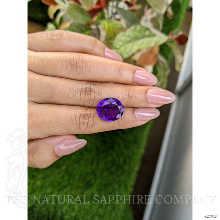 11.11 Ct. Purple Amethyst from Ceylon (Sri Lanka)