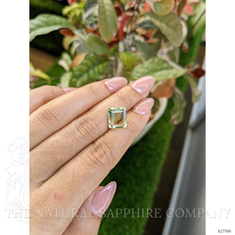 4.28 Ct. Yellowish Green Prasiolite from Madagascar